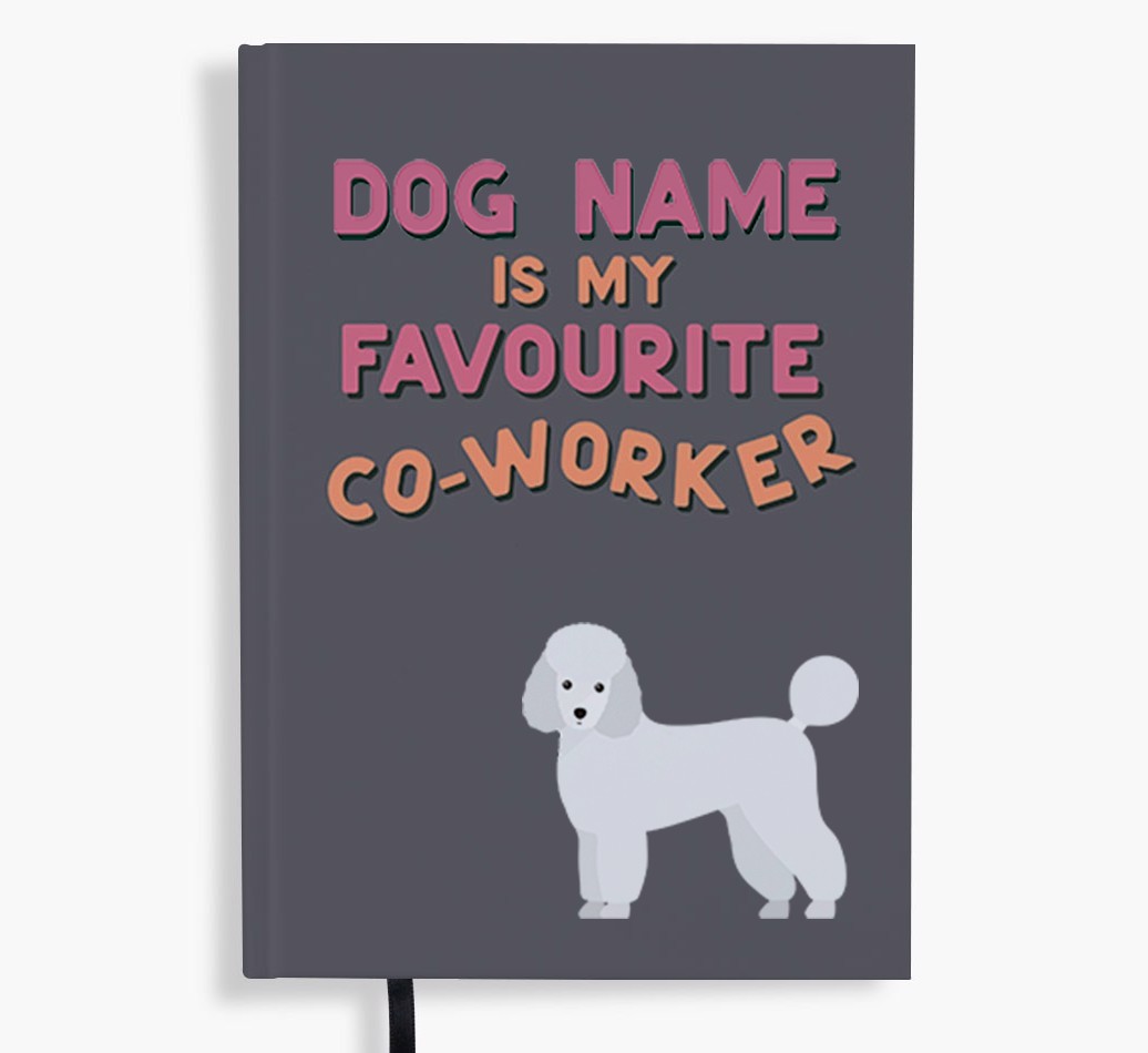 Favourite Co-Worker: Personalised {breedFullName} Notebook