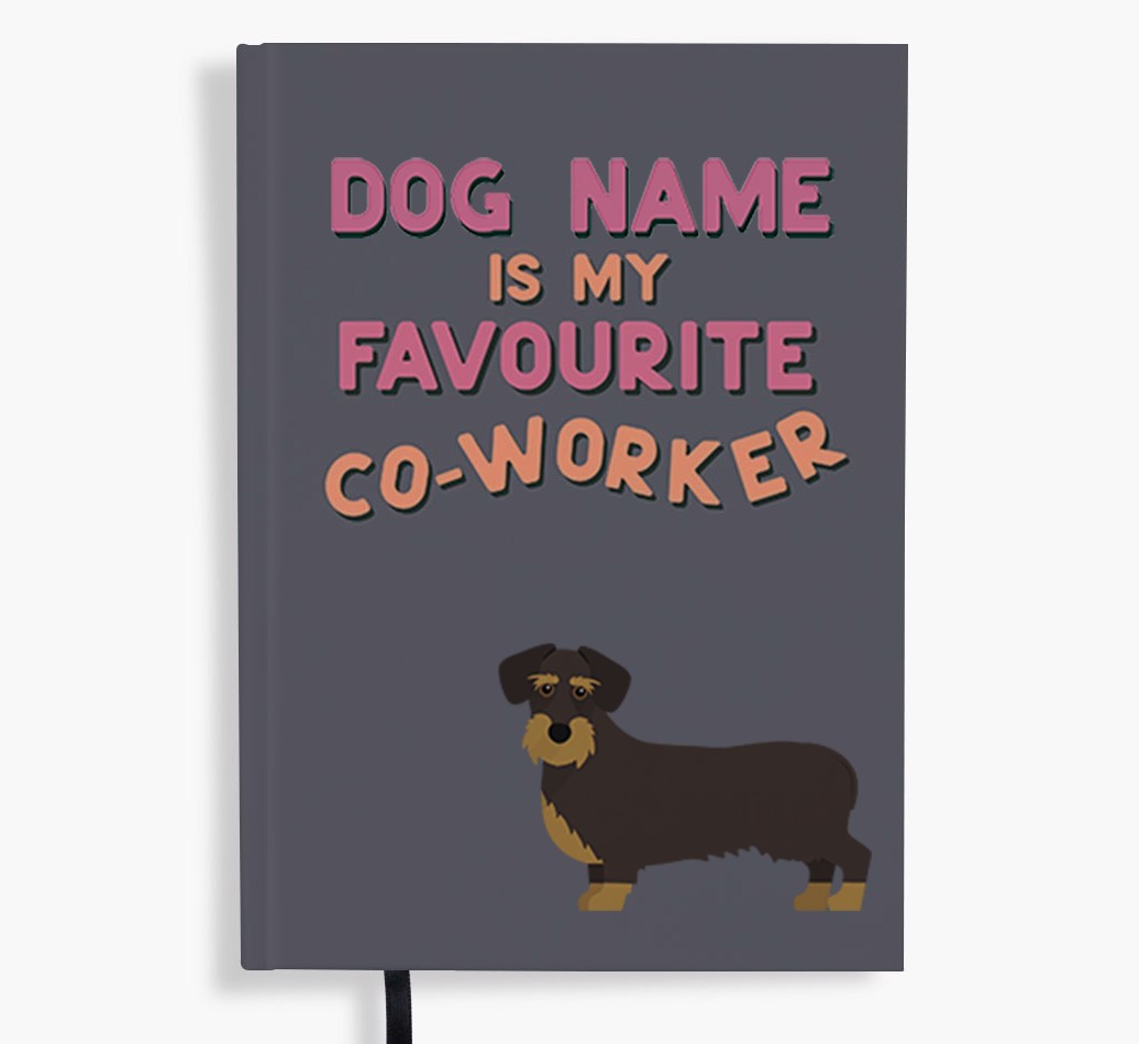 Favourite Co-Worker: Personalised {breedFullName} Notebook