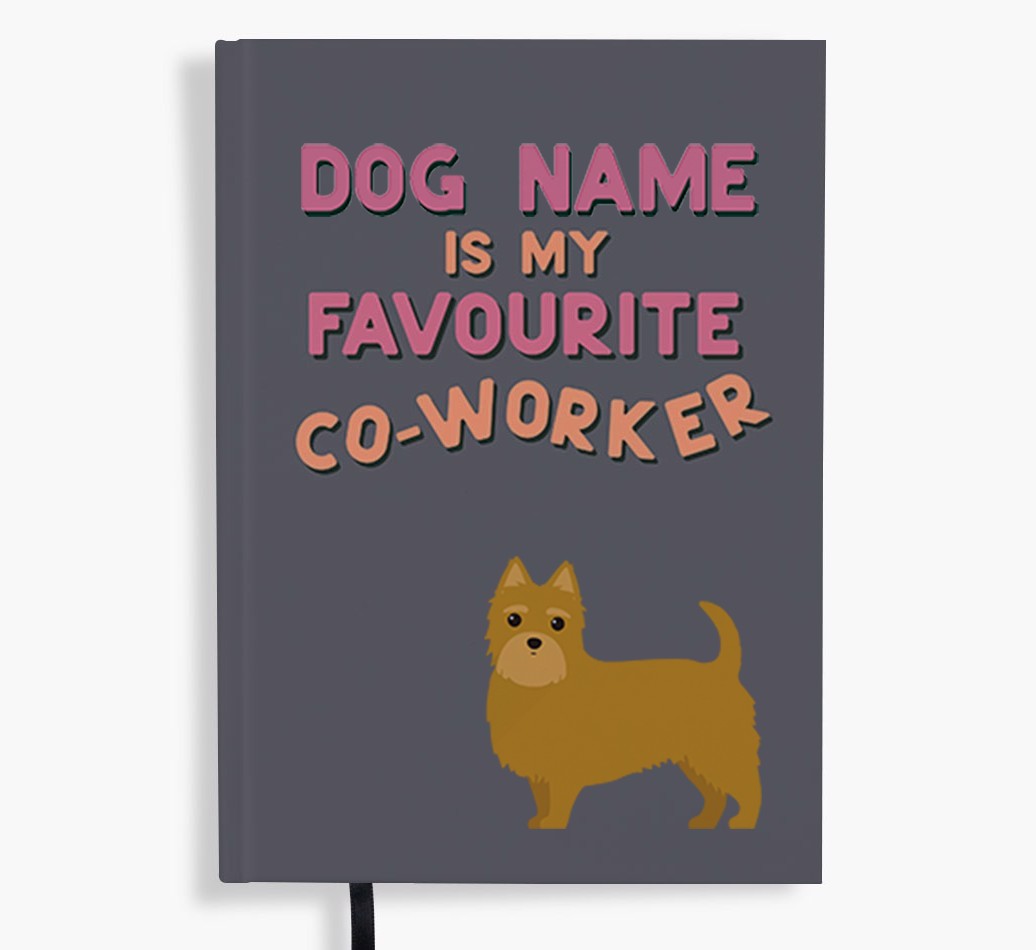 Favourite Co-Worker: Personalised {breedFullName} Notebook