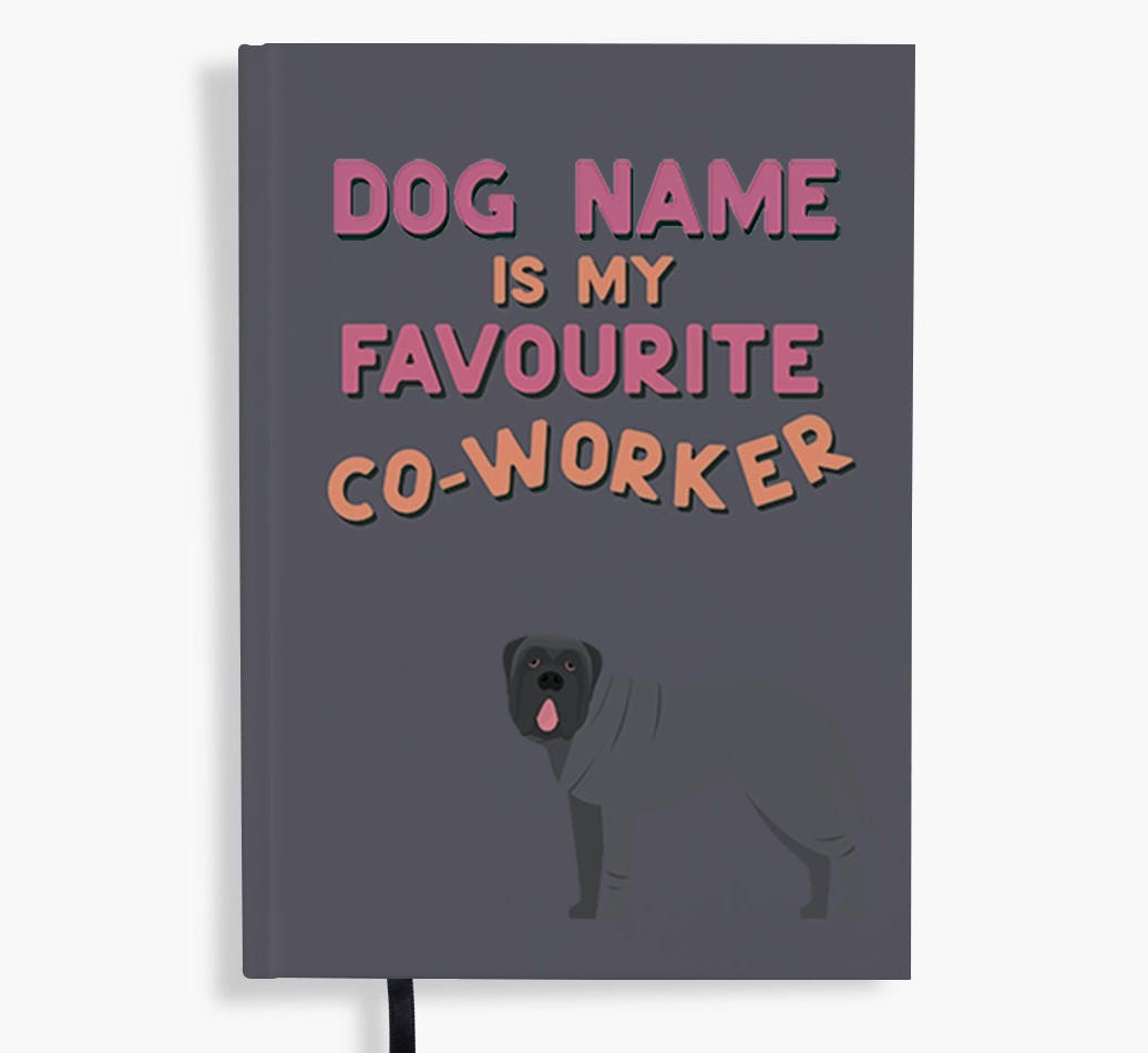 Favourite Co-Worker: Personalised {breedFullName} Notebook