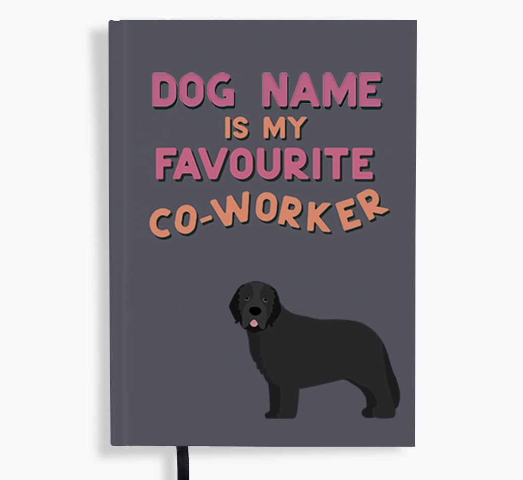 Favourite Co-Worker: Personalised {breedFullName} Notebook