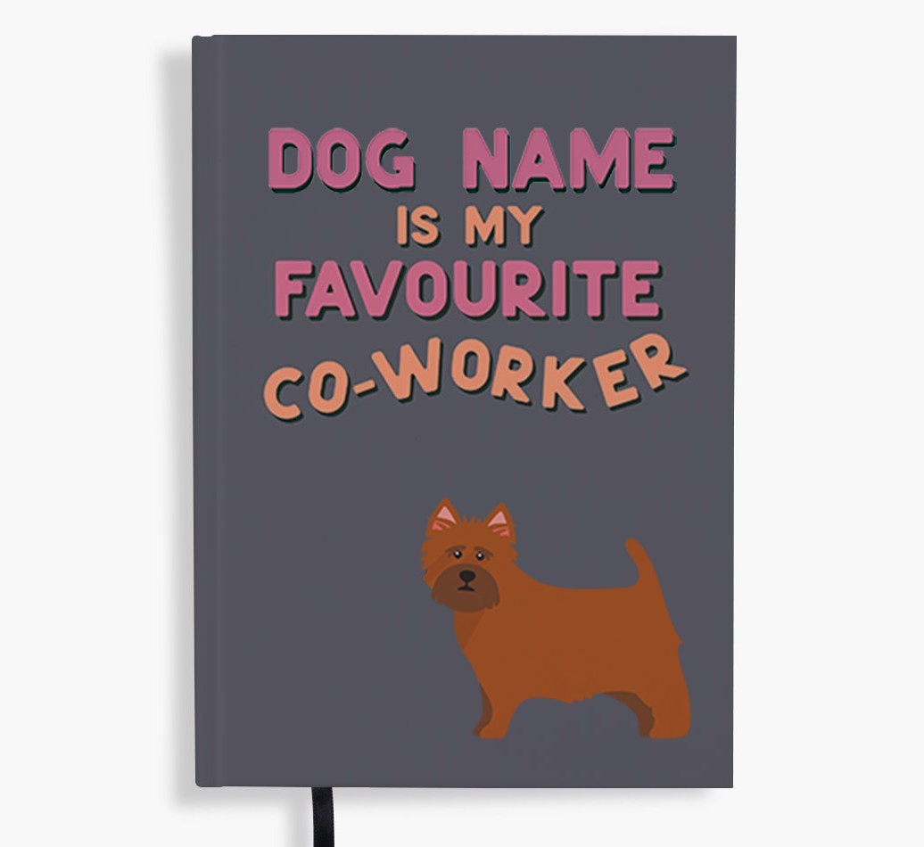 Favourite Co-Worker: Personalised {breedFullName} Notebook
