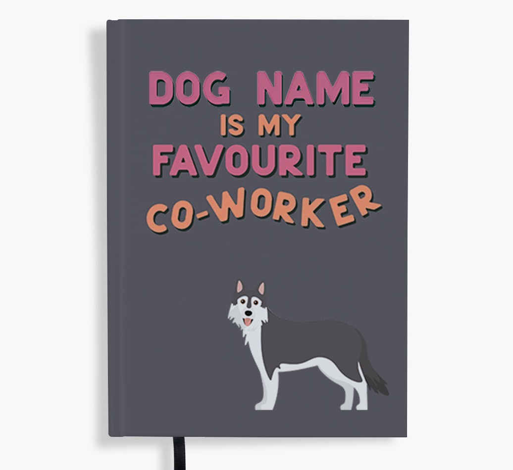 Favourite Co-Worker: Personalised {breedFullName} Notebook