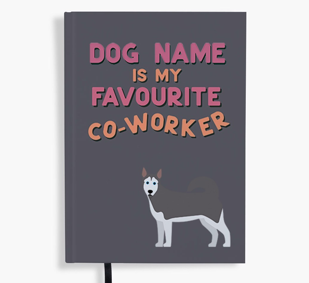 Favourite Co-Worker: Personalised {breedFullName} Notebook