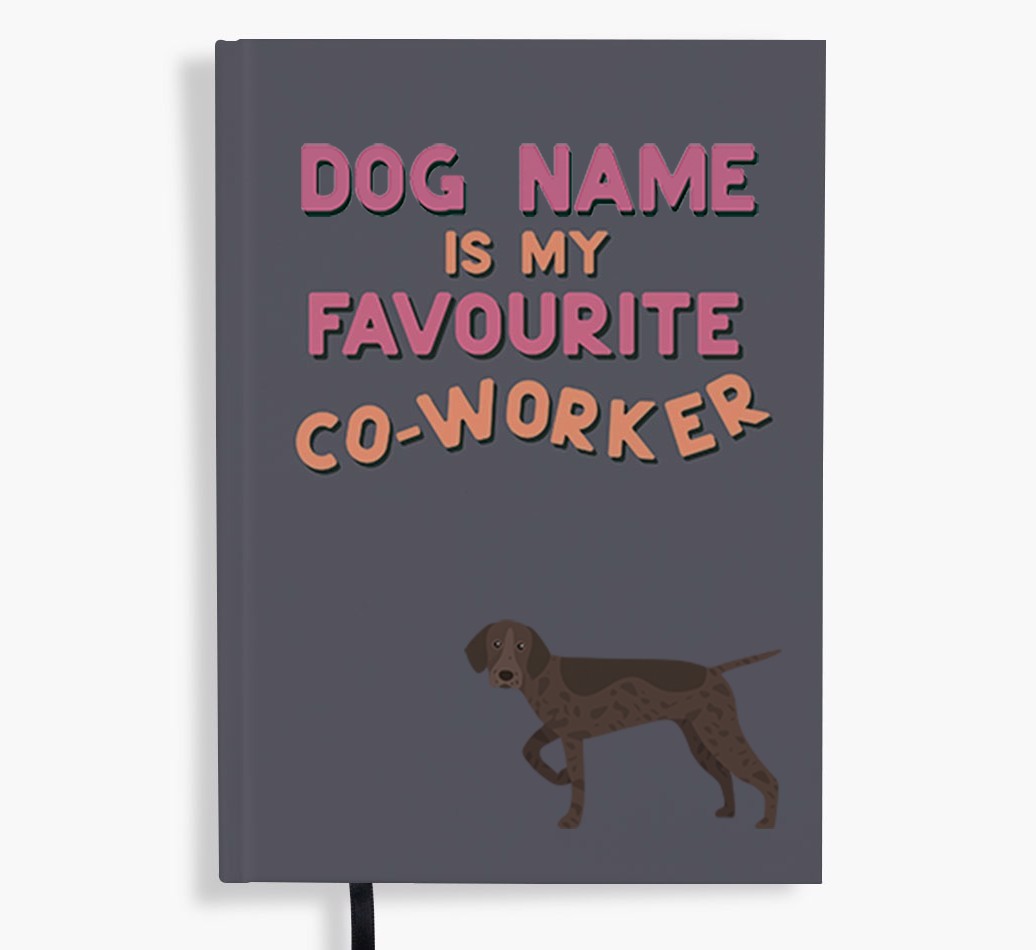 Favourite Co-Worker: Personalised {breedFullName} Notebook
