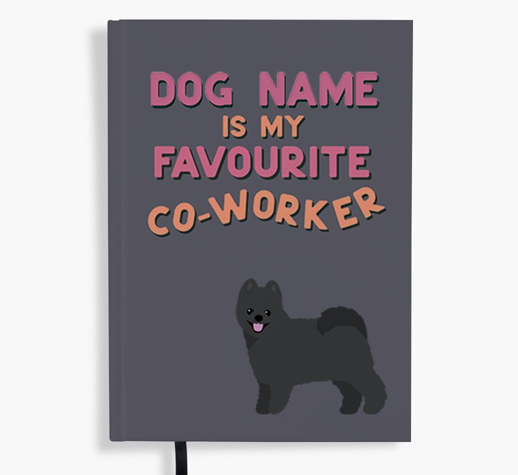 Favourite Co-Worker: Personalised {breedFullName} Notebook