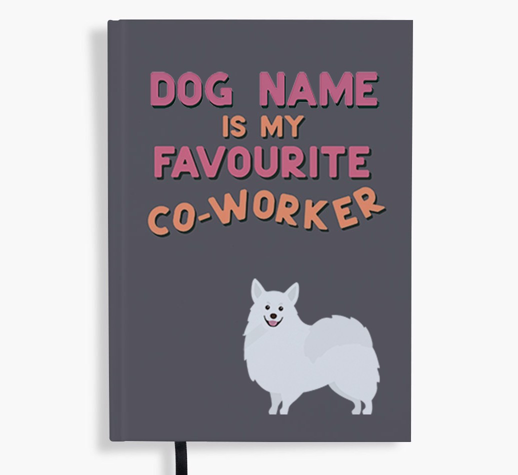 Favourite Co-Worker: Personalised {breedFullName} Notebook