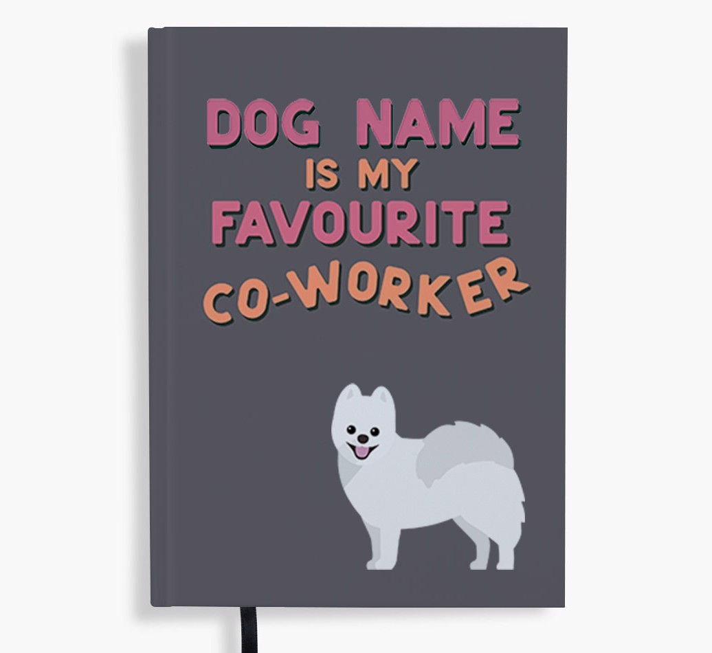 Favourite Co-Worker: Personalised {breedFullName} Notebook