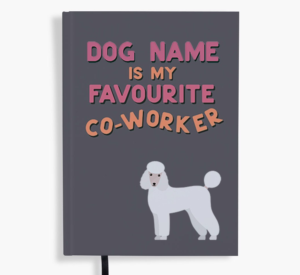 Favourite Co-Worker: Personalised {breedFullName} Notebook