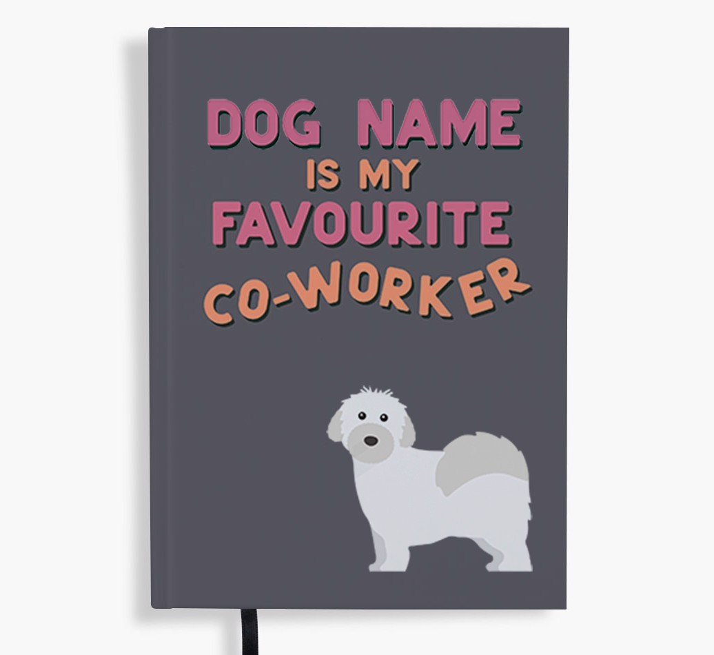 Favourite Co-Worker: Personalised {breedFullName} Notebook