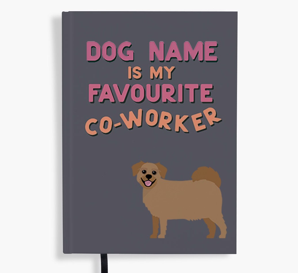 Favourite Co-Worker: Personalised {breedFullName} Notebook