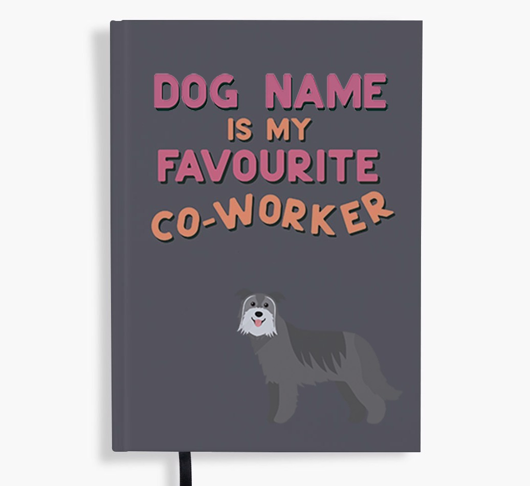 Favourite Co-Worker: Personalised {breedFullName} Notebook