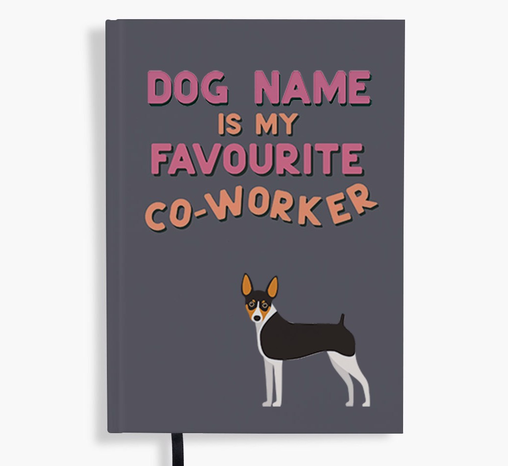 Favourite Co-Worker: Personalised {breedFullName} Notebook