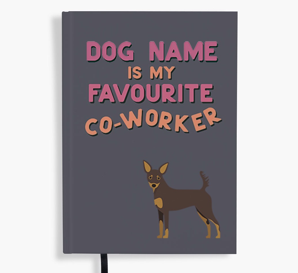 Favourite Co-Worker: Personalised {breedFullName} Notebook