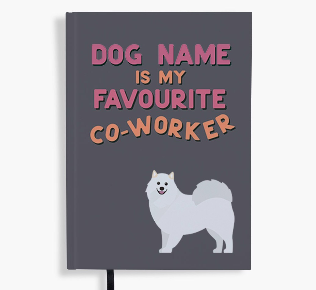 Favourite Co-Worker: Personalised {breedFullName} Notebook