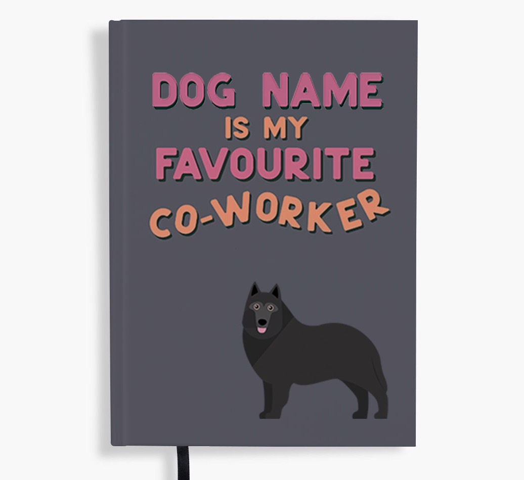 Favourite Co-Worker: Personalised {breedFullName} Notebook