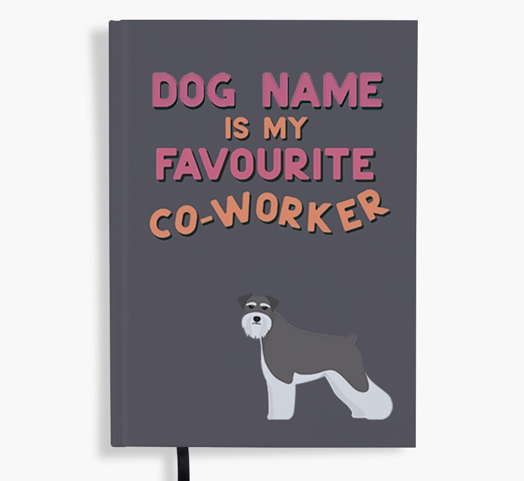 Favourite Co-Worker: Personalised {breedFullName} Notebook