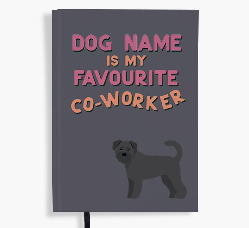 Favourite Co-Worker: Personalised {breedFullName} Notebook