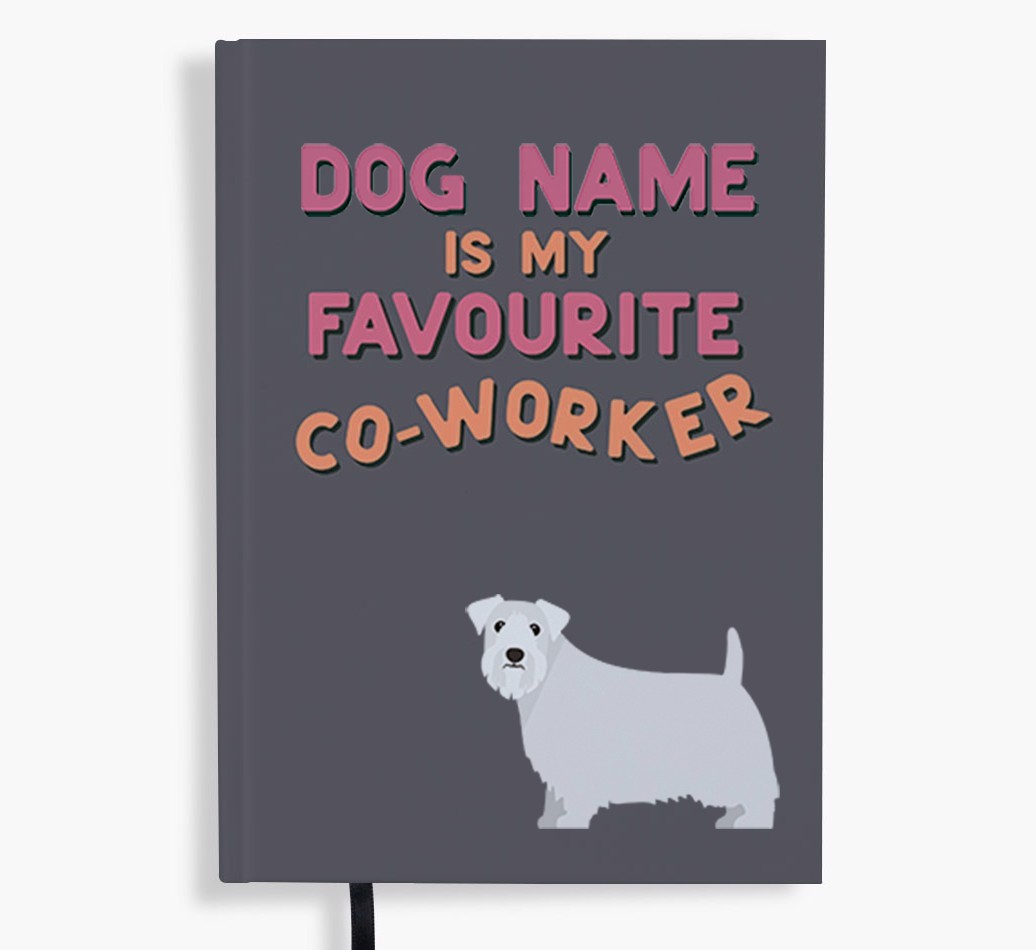 Favourite Co-Worker: Personalised {breedFullName} Notebook