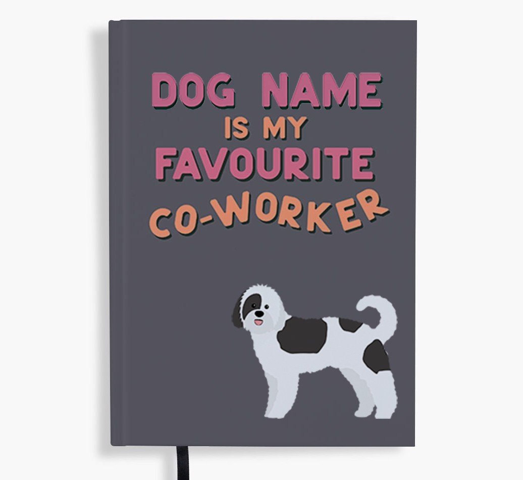 Favourite Co-Worker: Personalised {breedFullName} Notebook