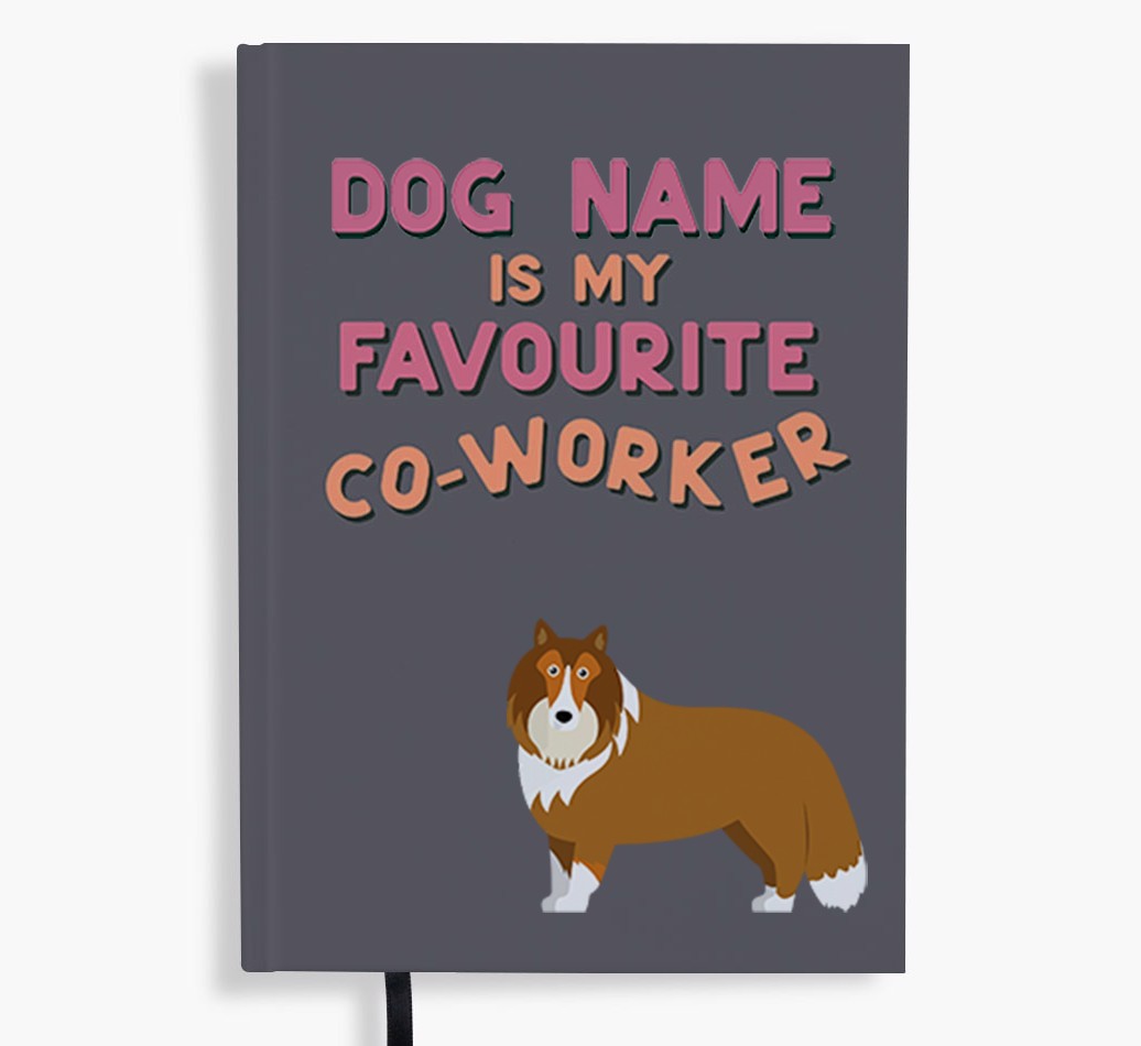 Favourite Co-Worker: Personalised {breedFullName} Notebook