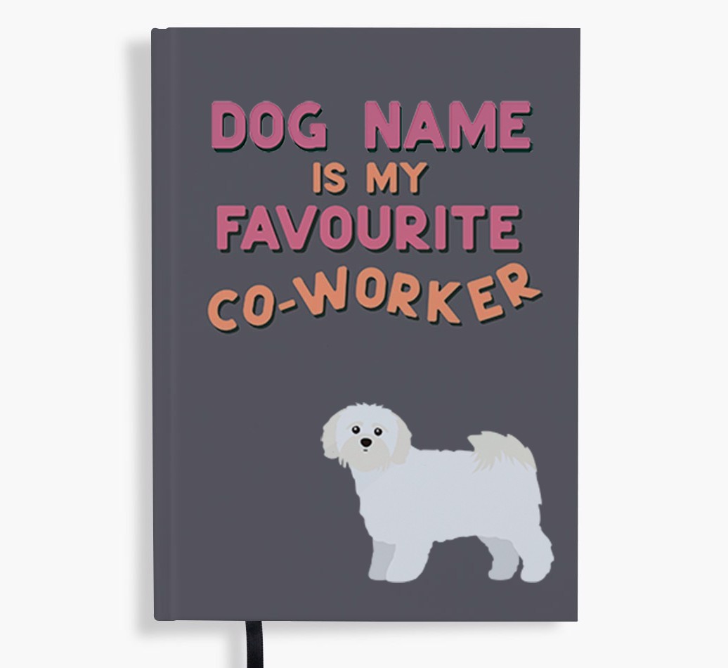 Favourite Co-Worker: Personalised {breedFullName} Notebook