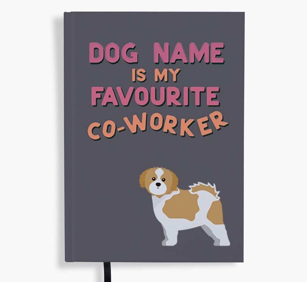 Favourite Co-Worker: Personalised {breedFullName} Notebook