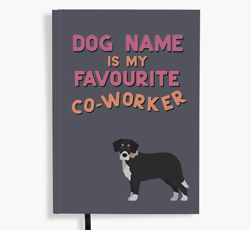 Favourite Co-Worker: Personalised {breedFullName} Notebook