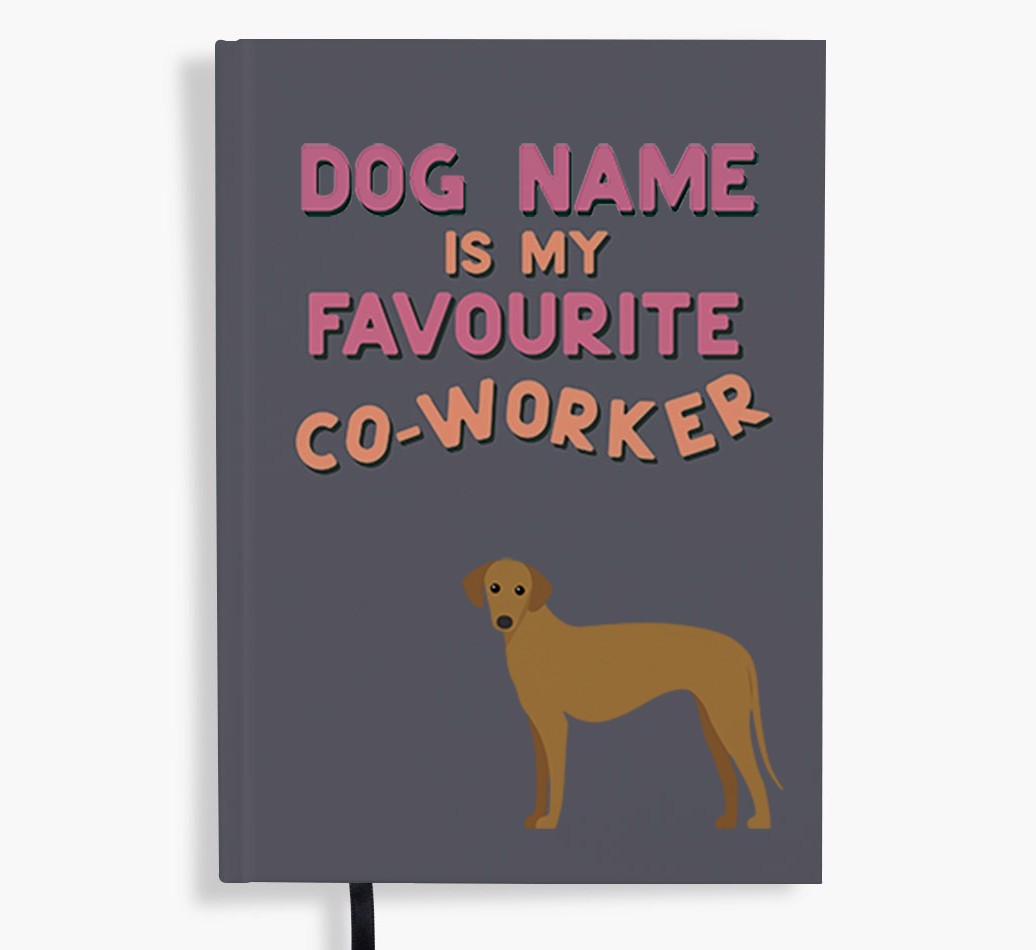 Favorite Co-Worker: Personalized {breedFullName} Notebook