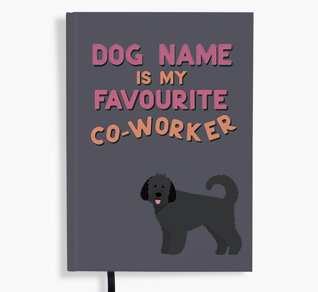 Favourite Co-Worker: Personalised {breedFullName} Notebook