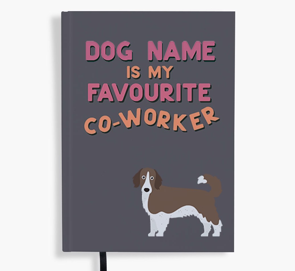 Favourite Co-Worker: Personalised {breedFullName} Notebook