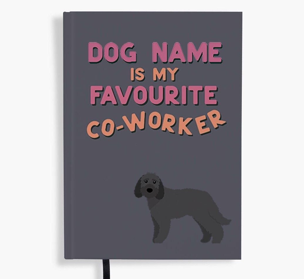 Favourite Co-Worker: Personalised {breedFullName} Notebook