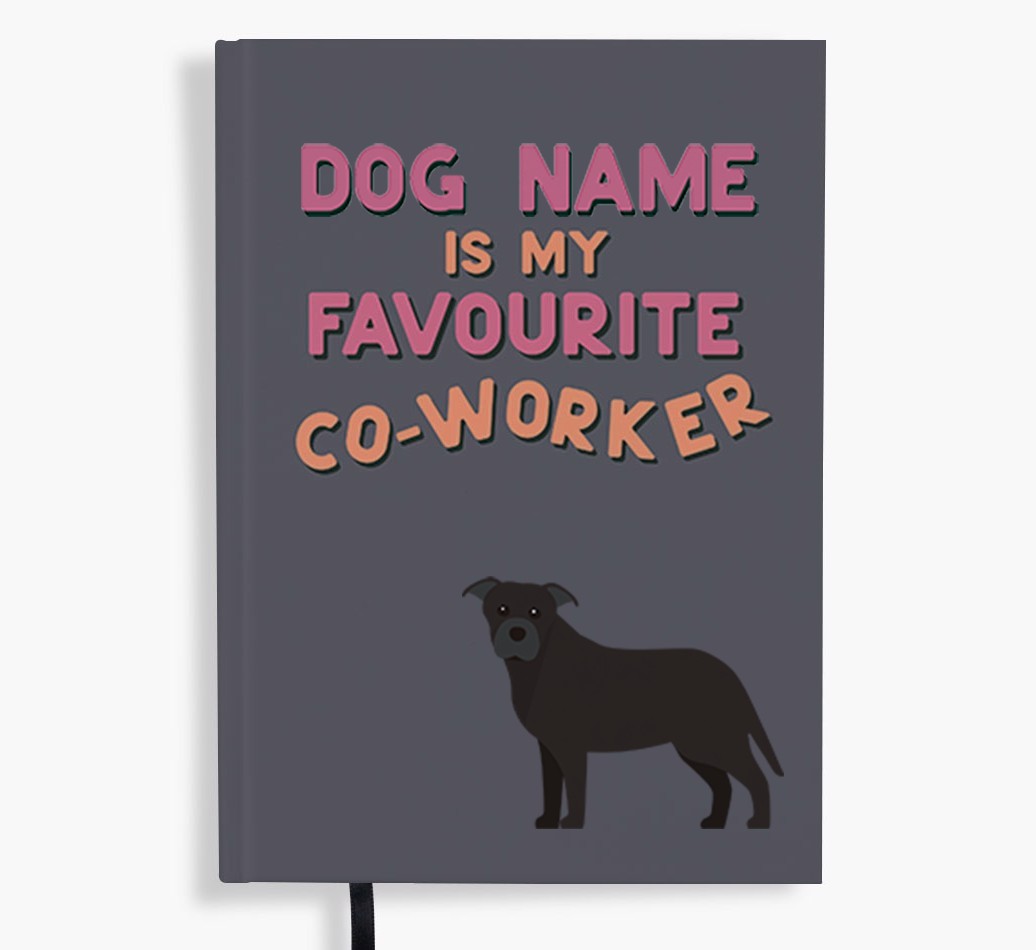 Favourite Co-Worker: Personalised {breedFullName} Notebook