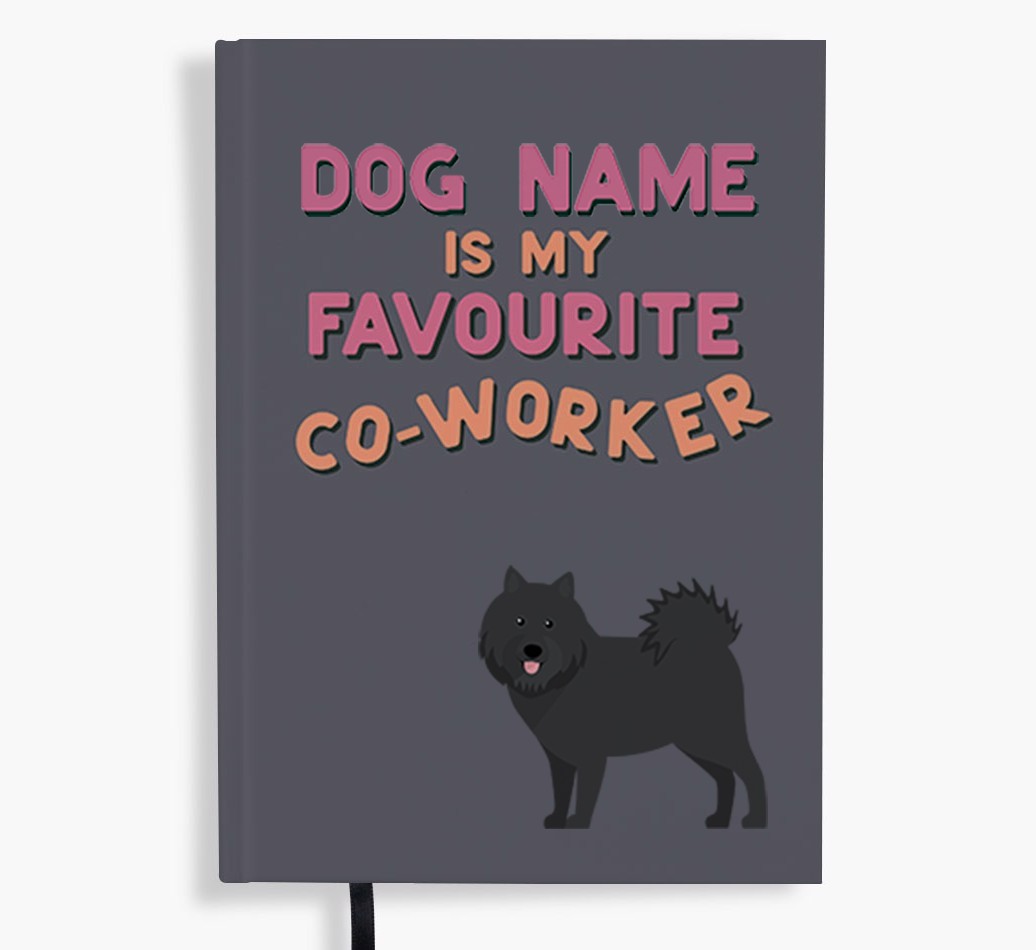Favourite Co-Worker: Personalised {breedFullName} Notebook