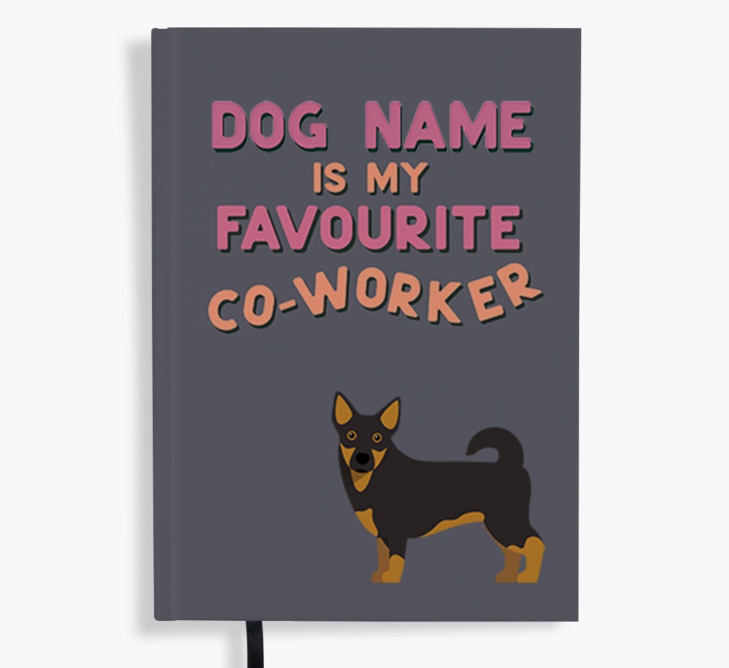 Favorite Co-Worker: Personalized {breedFullName} Notebook