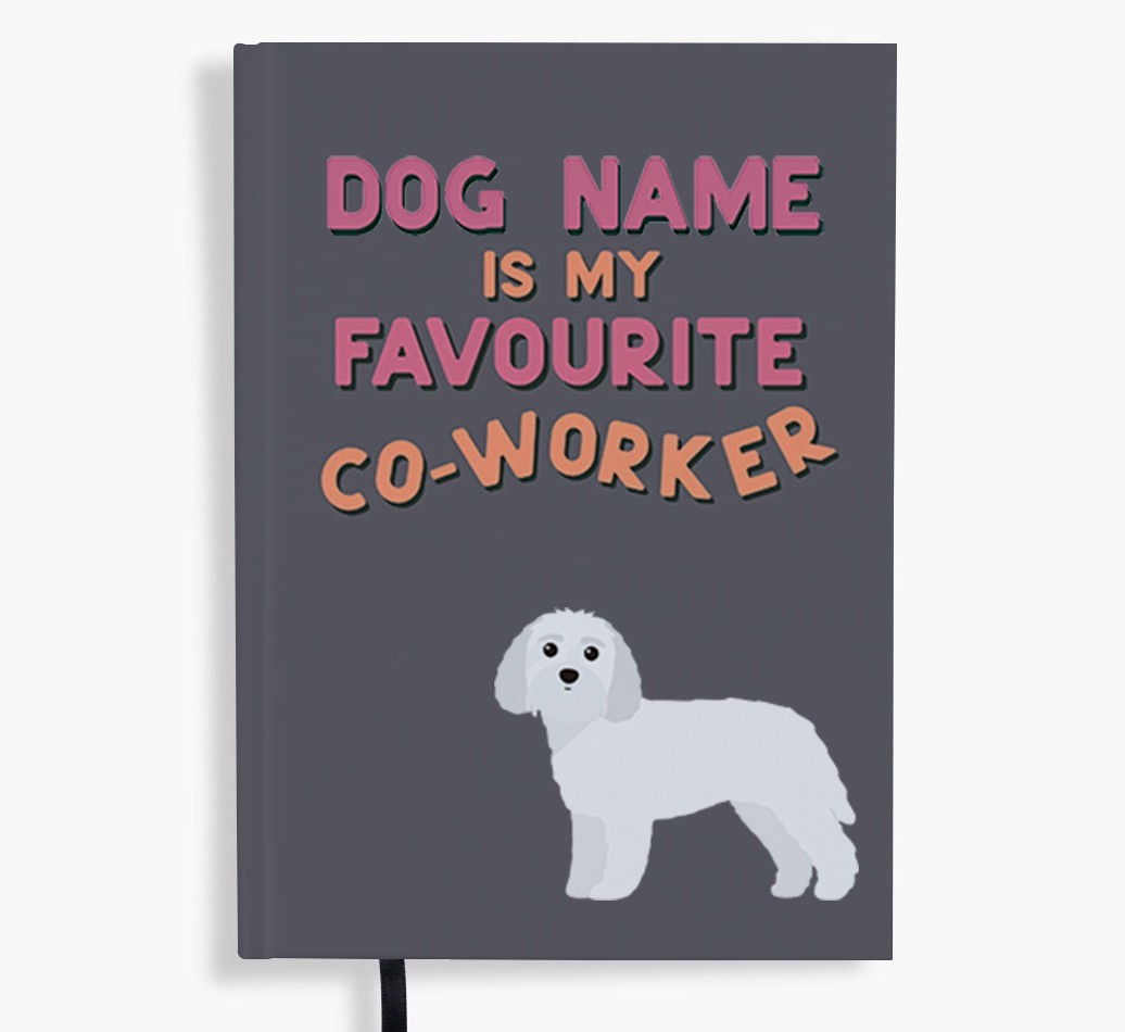 Favourite Co-Worker: Personalised {breedFullName} Notebook