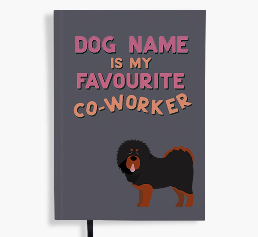 Favourite Co-Worker: Personalised {breedFullName} Notebook