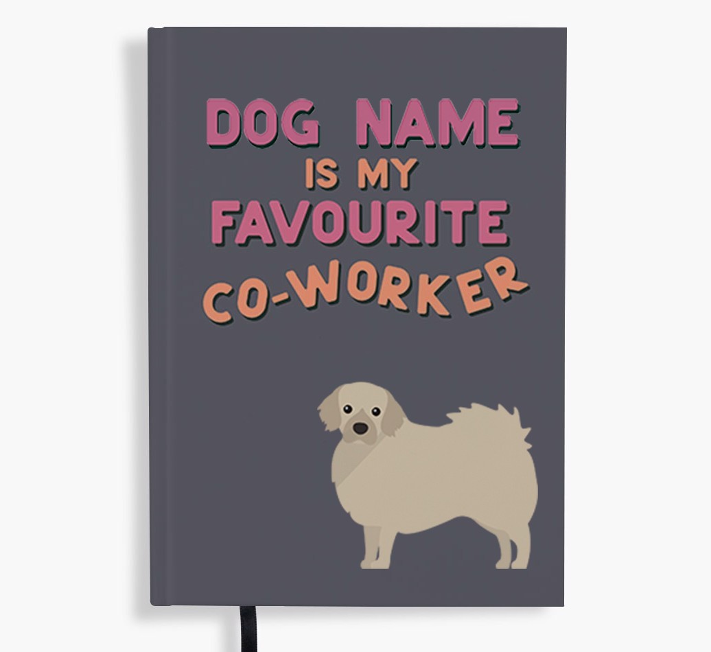 Favourite Co-Worker: Personalised {breedFullName} Notebook