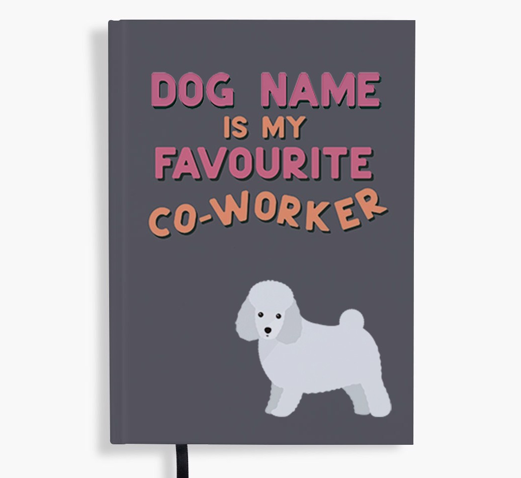 Favourite Co-Worker: Personalised {breedFullName} Notebook