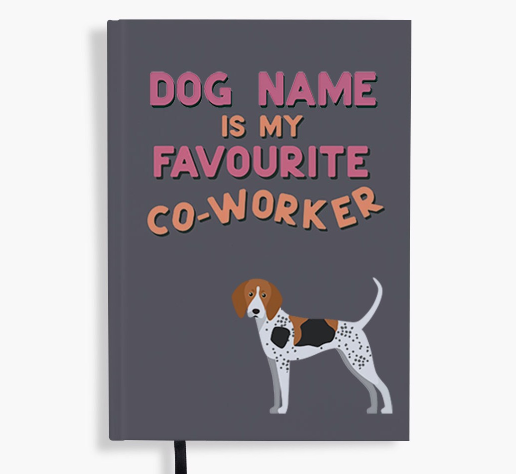 Favourite Co-Worker: Personalised {breedFullName} Notebook