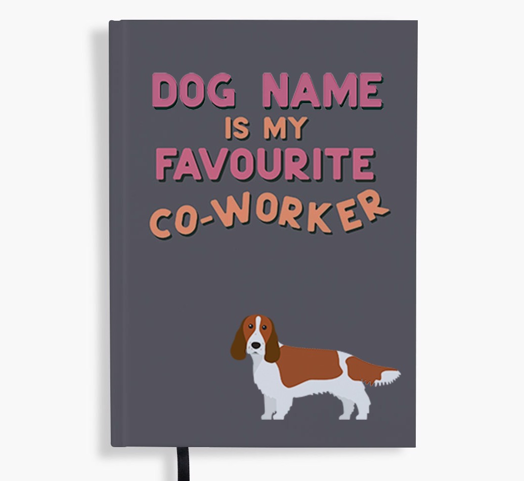 Favourite Co-Worker: Personalised {breedFullName} Notebook