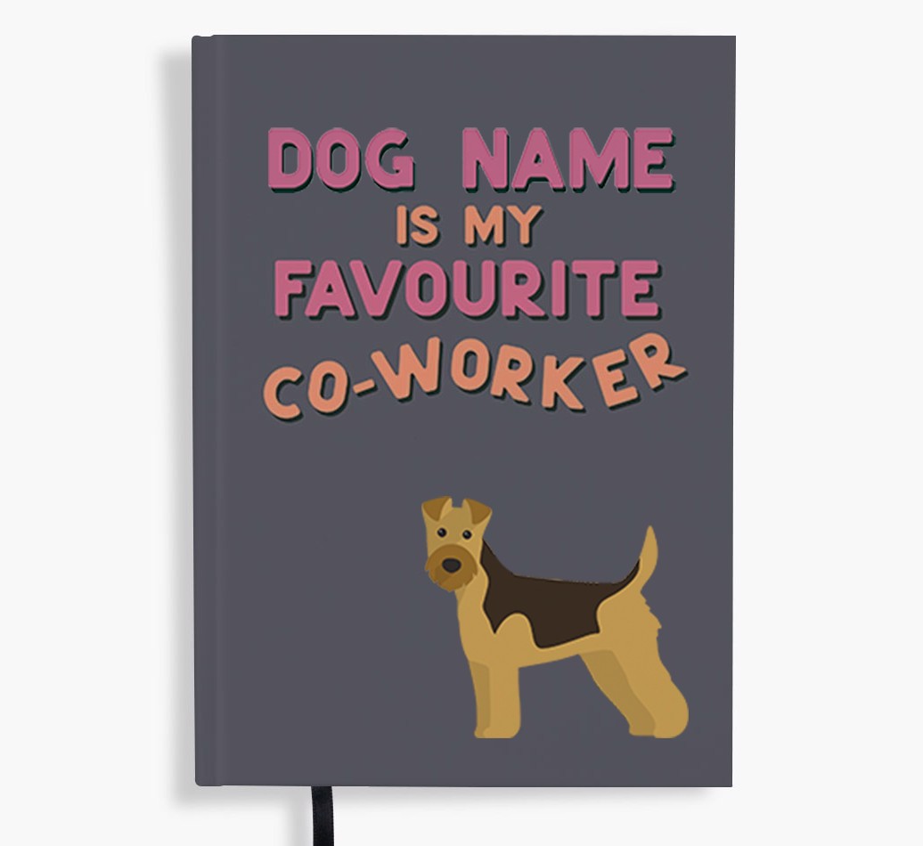 Favourite Co-Worker: Personalised {breedFullName} Notebook