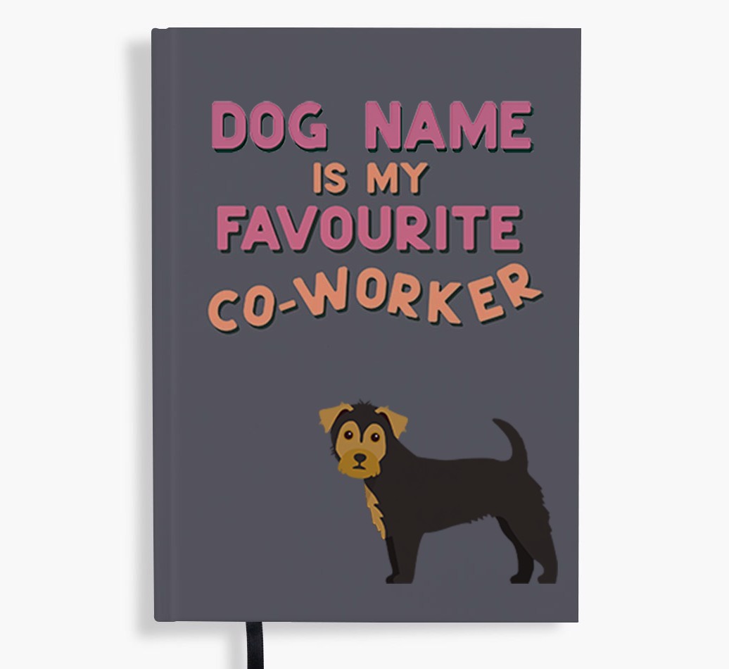 Favourite Co-Worker: Personalised {breedFullName} Notebook