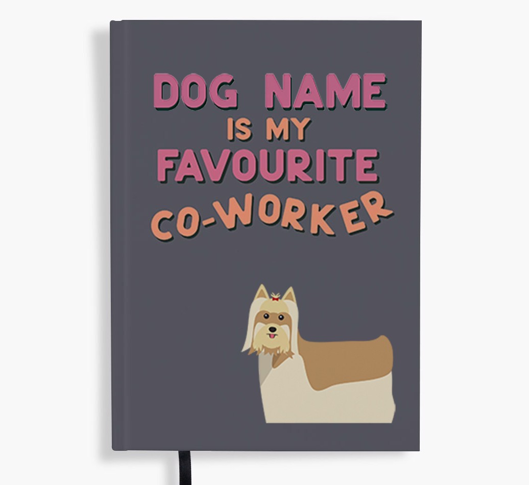 Favourite Co-Worker: Personalised {breedFullName} Notebook