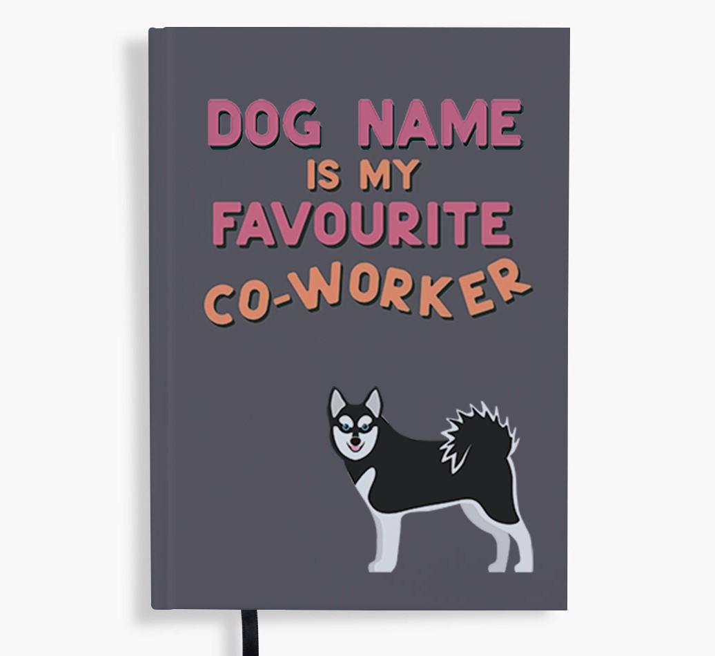Favorite Co-Worker: Personalized {breedFullName} Notebook