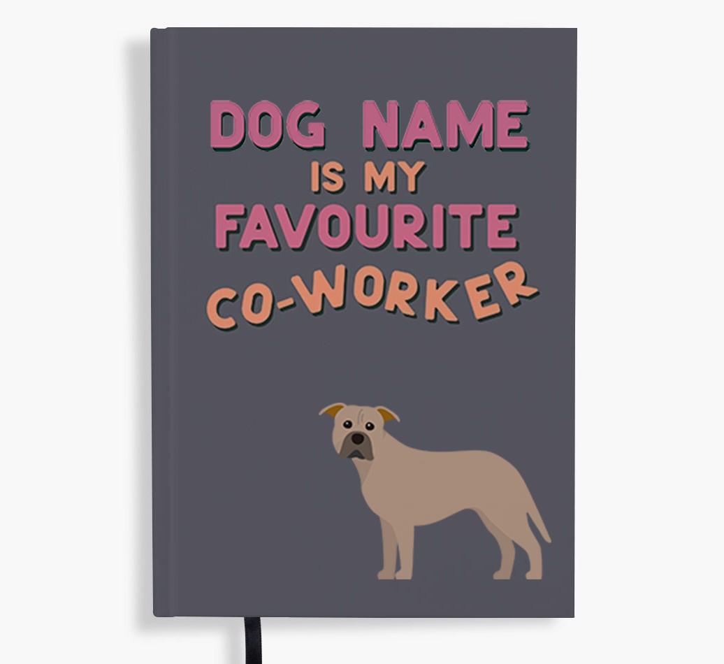 Favorite Co-Worker: Personalized {breedFullName} Notebook