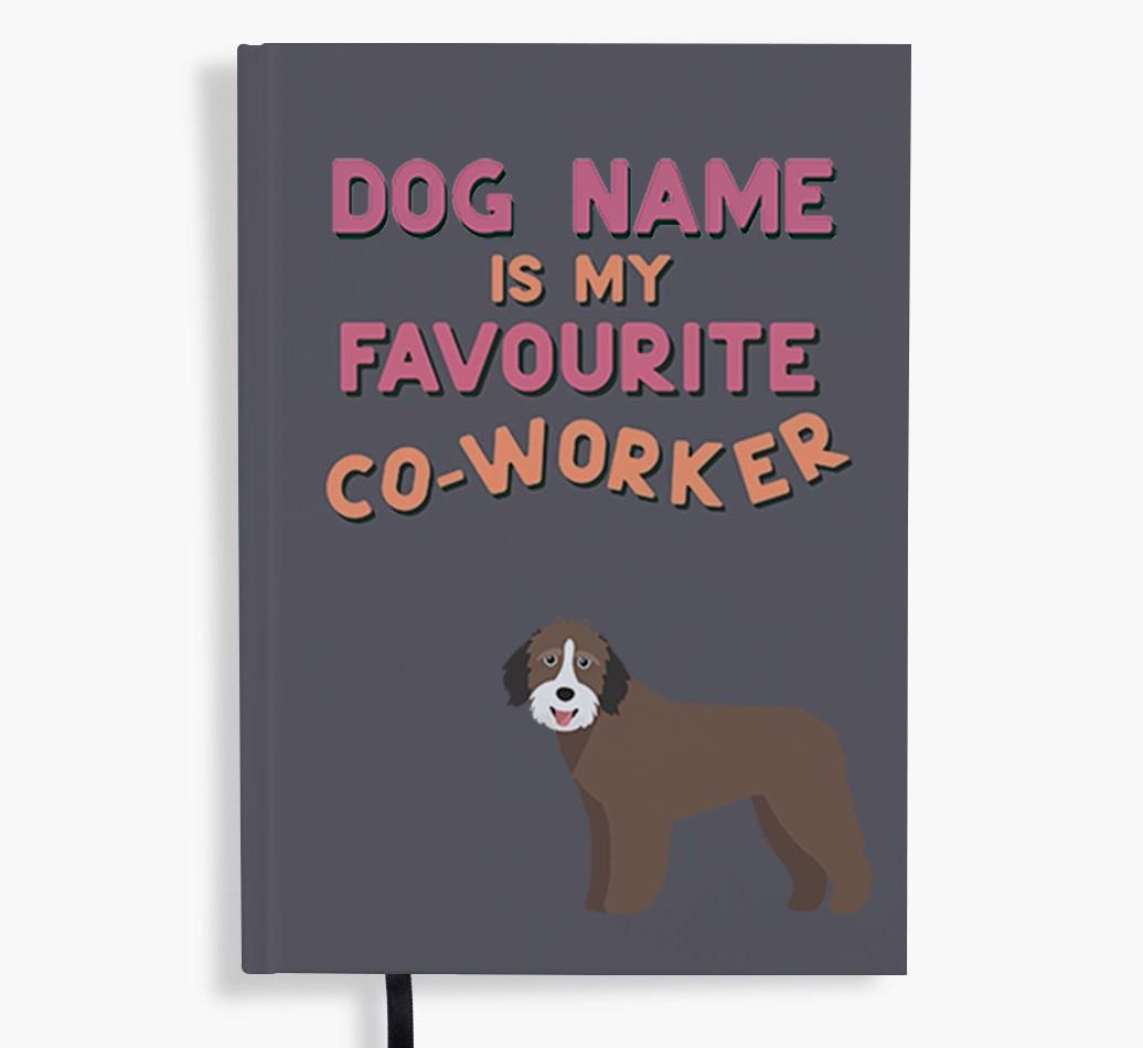 Favorite Co-Worker: Personalized {breedFullName} Notebook