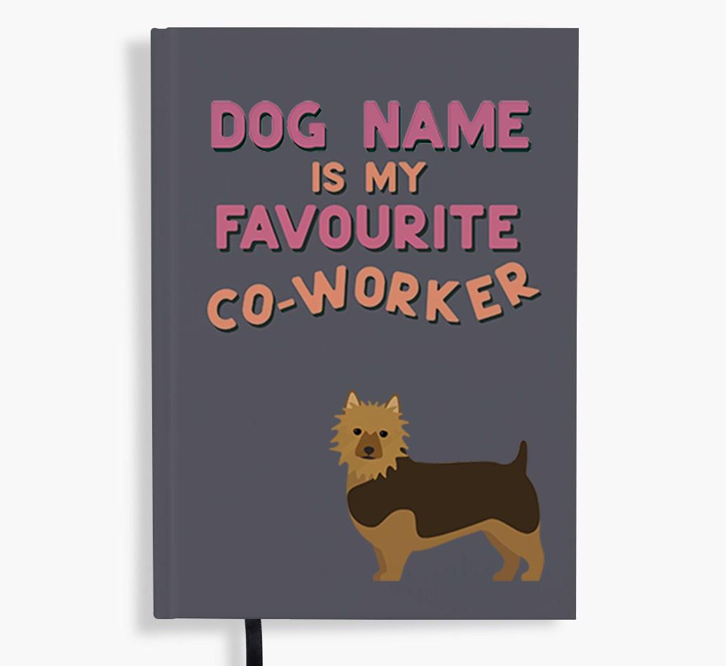 Favorite Co-Worker: Personalized {breedFullName} Notebook