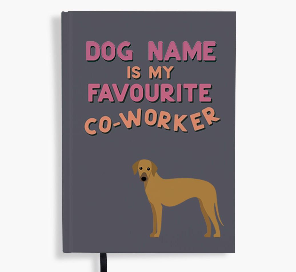 Favorite Co-Worker: Personalized {breedFullName} Notebook