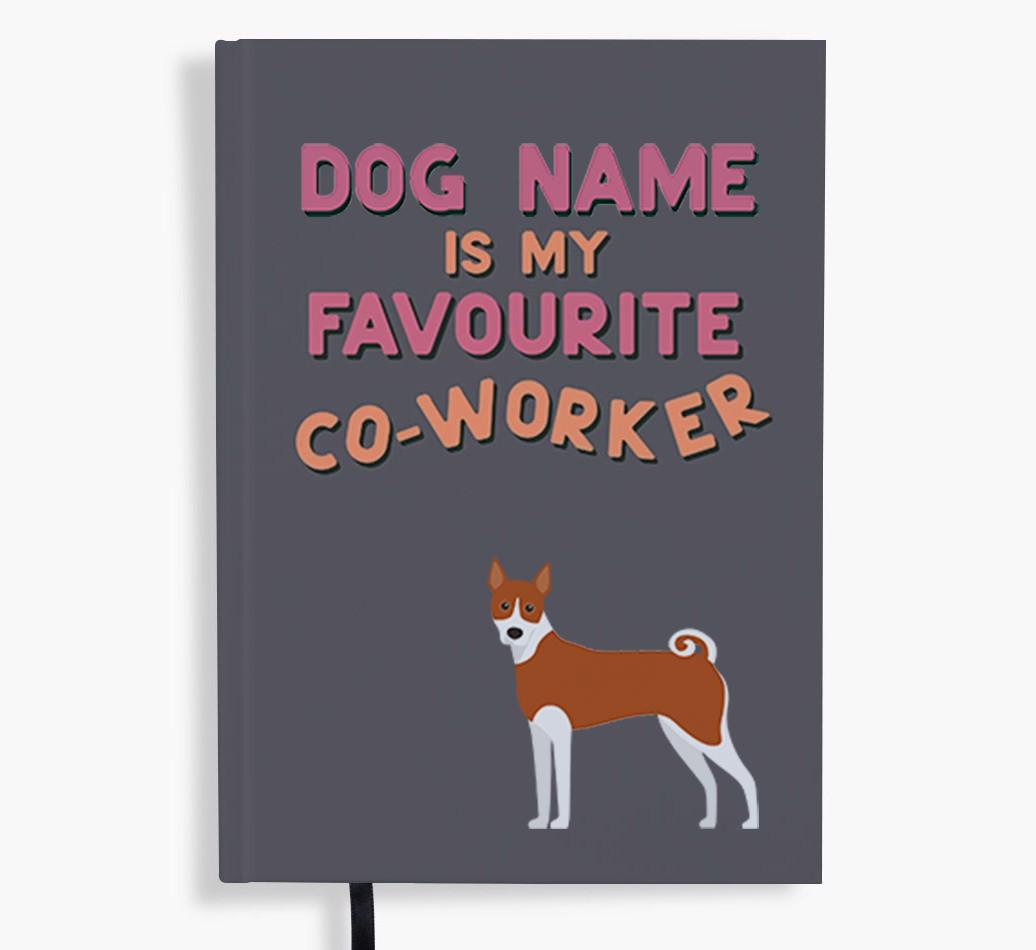 Favorite Co-Worker: Personalized {breedFullName} Notebook
